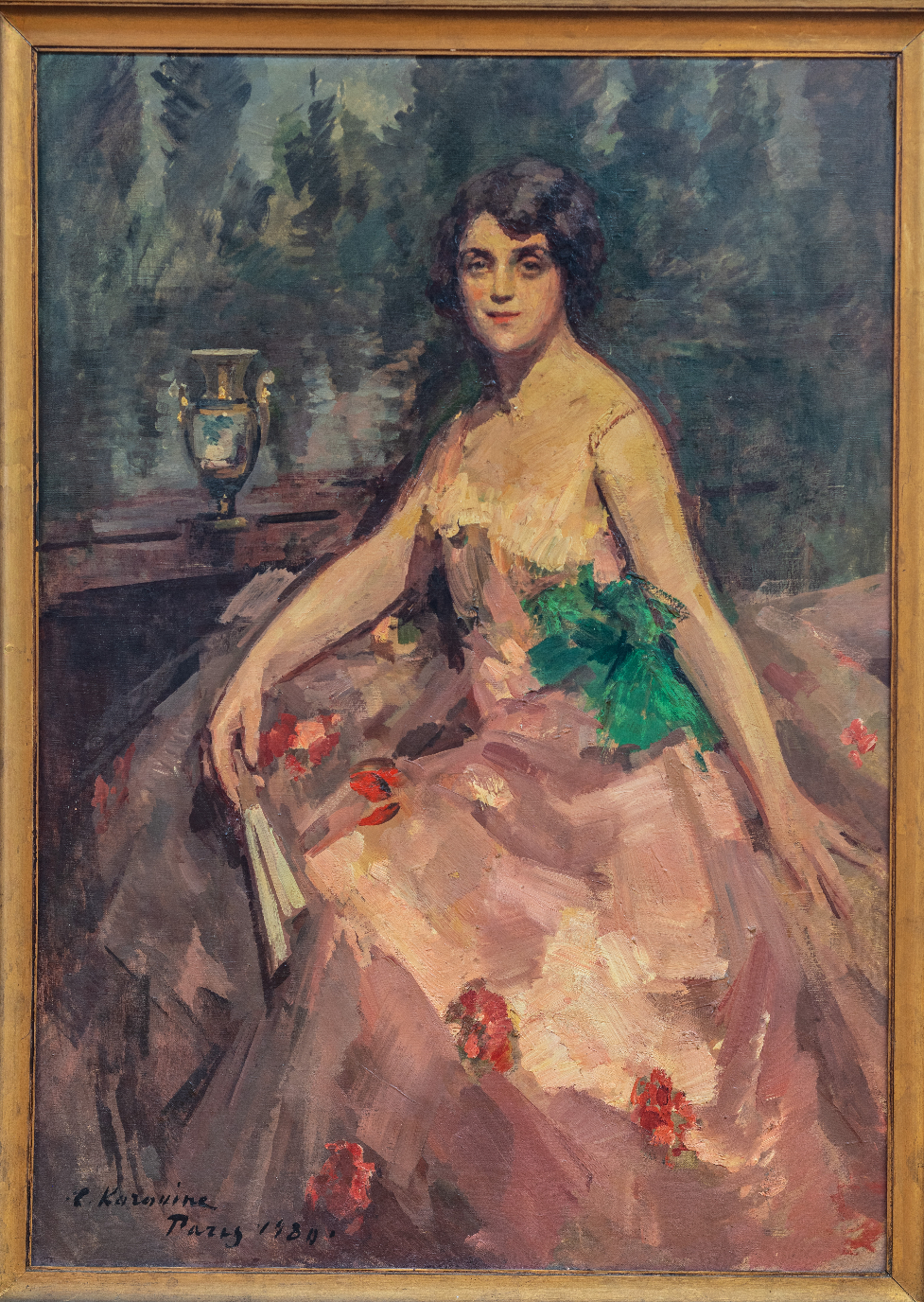 КОНСТАНТИН КОРОВИН (1861–1939)
Портрет Леди, 1930
Холст, масло, 115 x 81 см