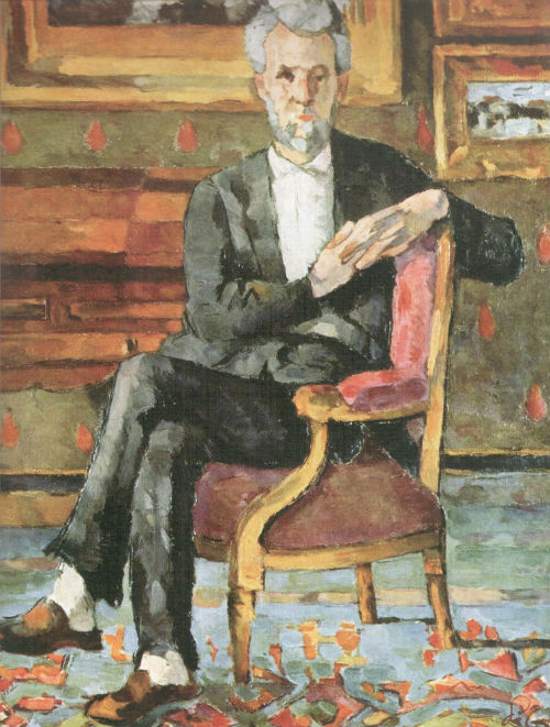 «Портрет сидящего Виктора Шоке» (1877)