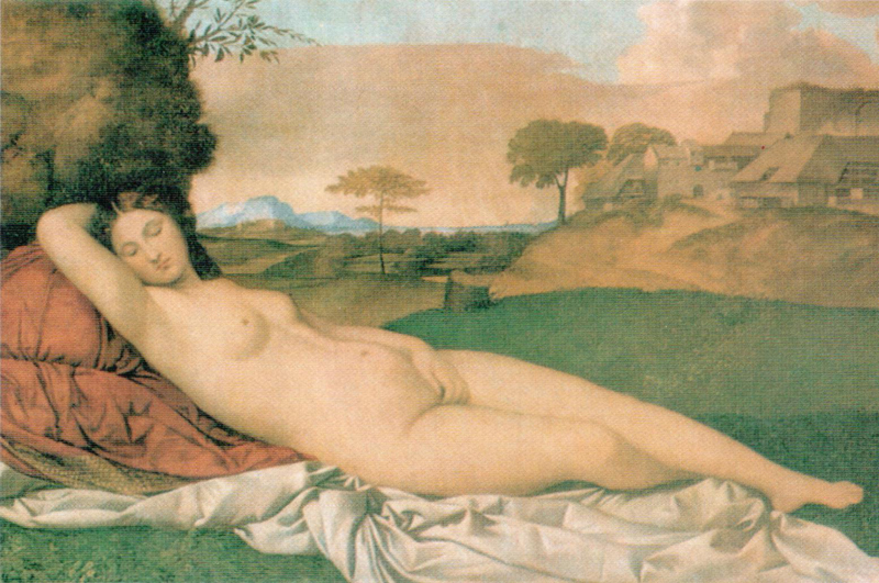 Джорджоне «Спящая Венера» 1508 год.