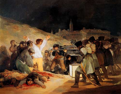 Ф. Гойа. 3 мая 1808 года в Мадриде. 1814