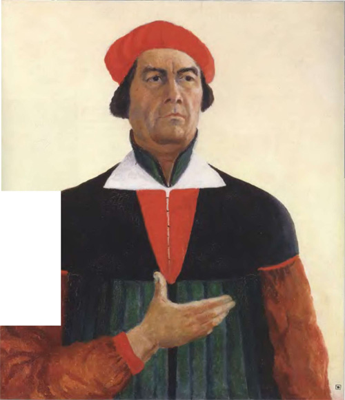 Казимир Малевич. Авторпортрет 1933. 