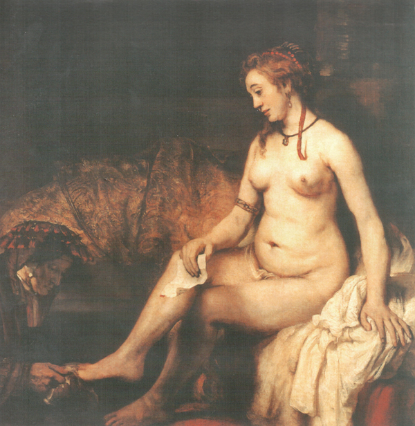 Рембрандт «Вирсавия с письмом Давида» 1674 г. 