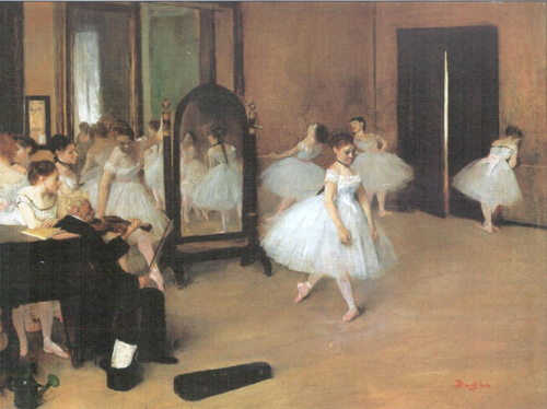 Дега «Танцкласс» 1871 г. 