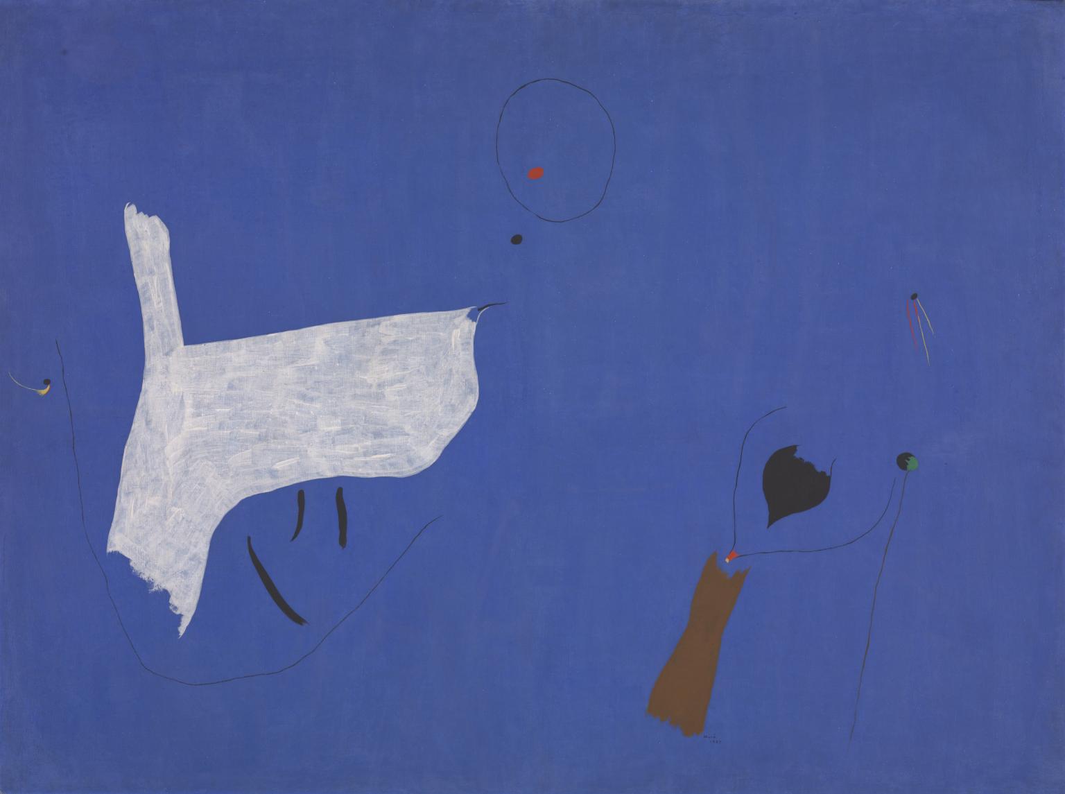 Хуан Миро, Без названия. 1923. Темпера и масло на холсте. 97х130 см. Tate. Лондон. Великобритания. 