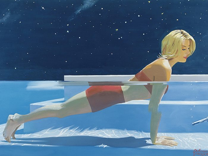 Александр Виноградов,Владимир Дубосарский. "Ночной фитнес". Продана за £132 000 22.06.07 на аукционе Phillips de Pury &Company в Лондоне